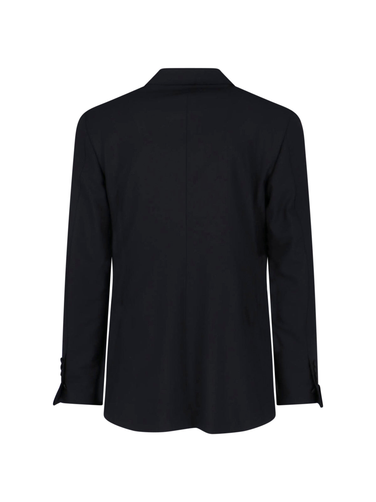 Tailored Black Jacket with Classic Collar