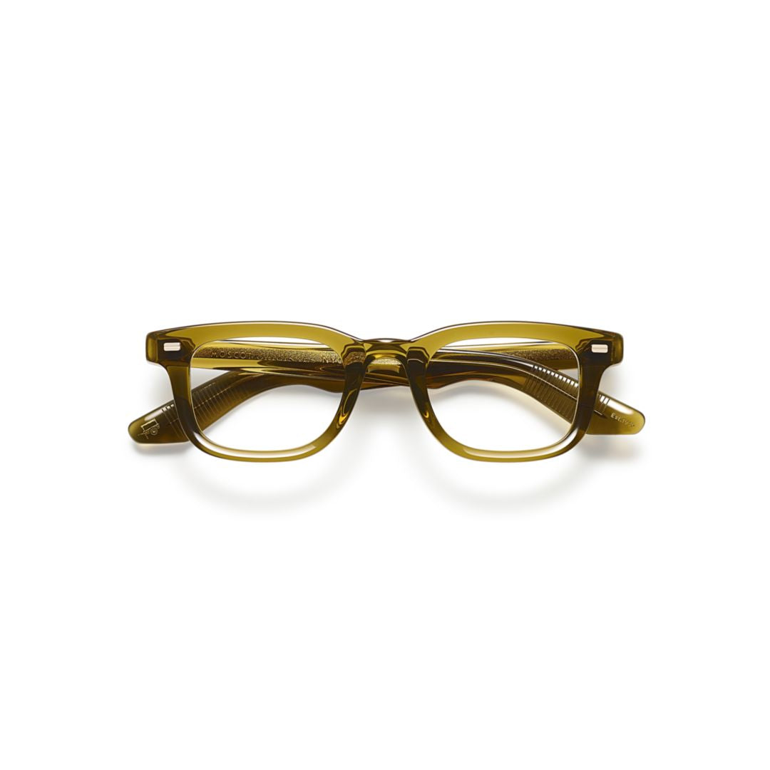 Or-Klt-O Klutz Translucent Olive Green Acetate Eyeglasses