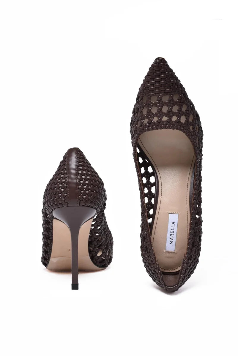 High Heel Pumps - Brown