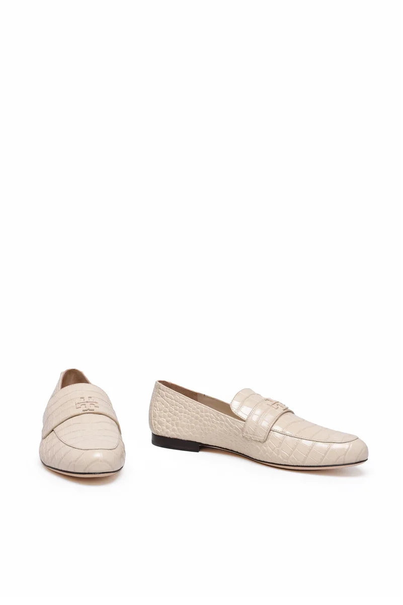 Leather Loafers - Cream