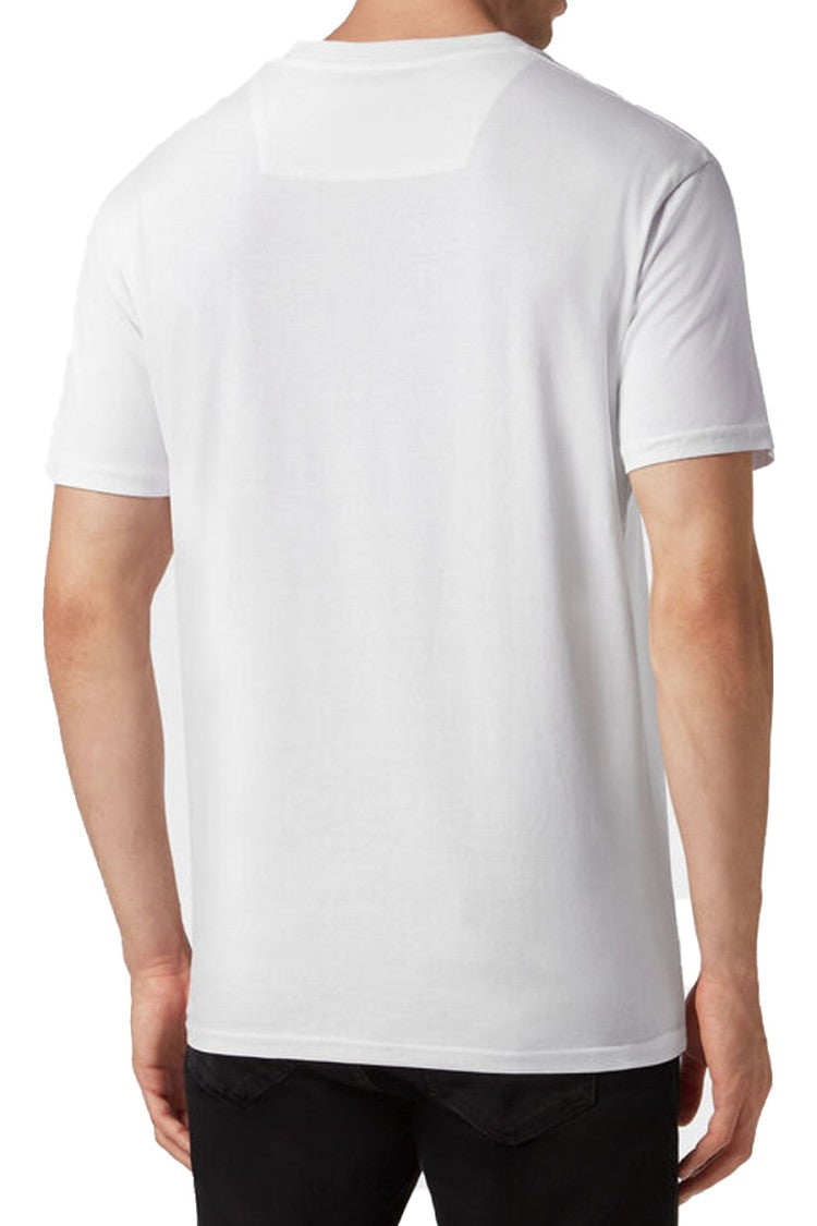 White Cotton T-Shirt With Modern Design And Distinctive Logo Print