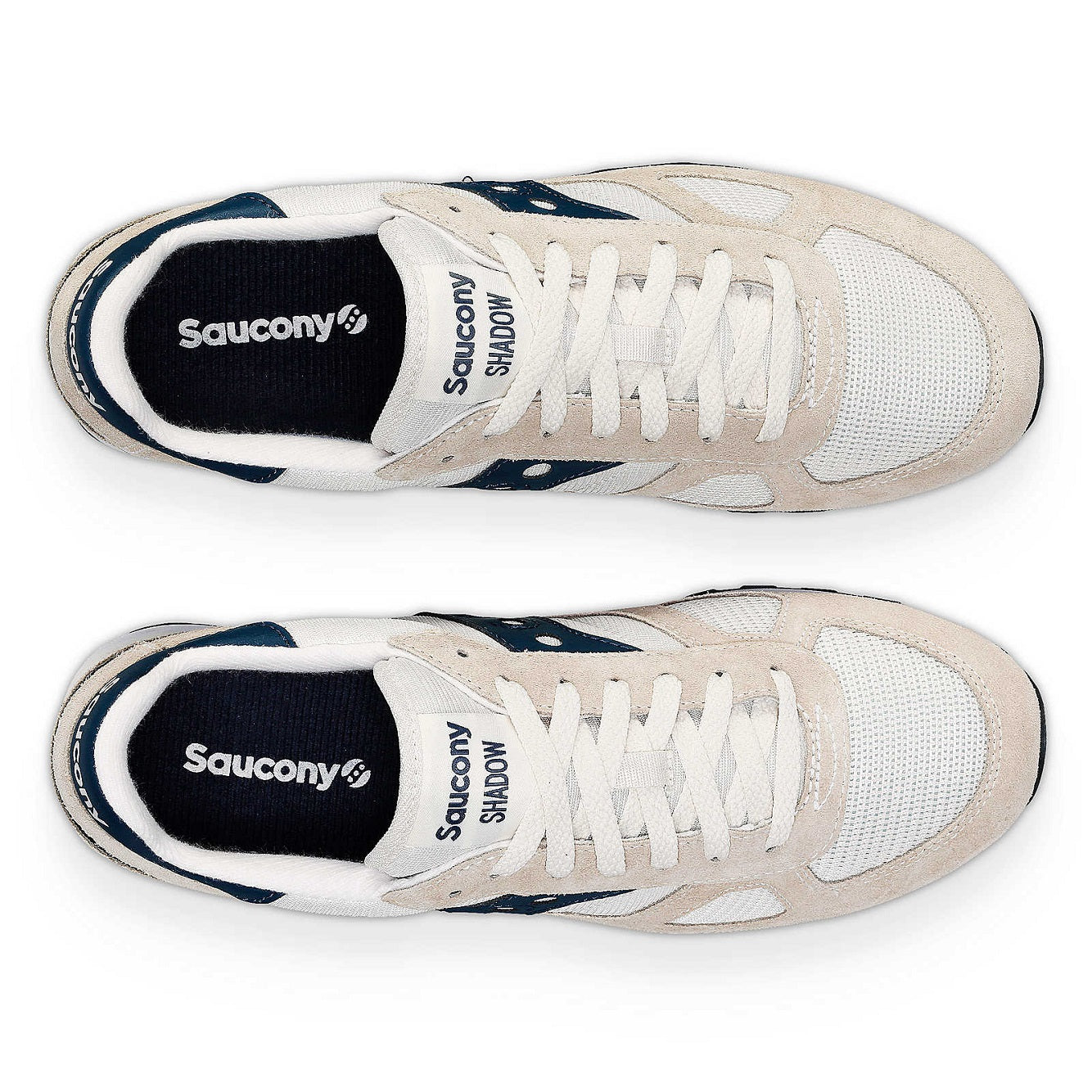 Beige Shadow Sneakers with Suede
