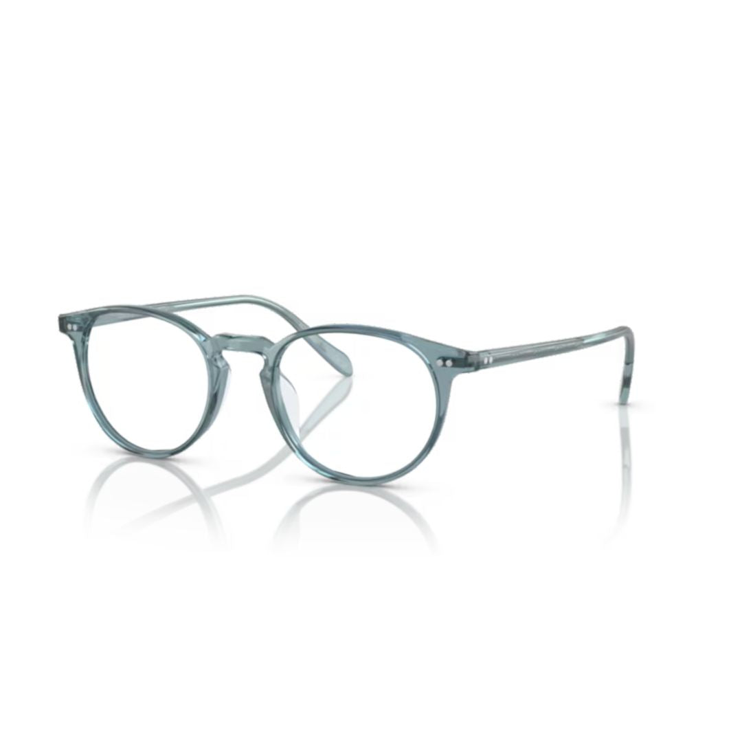 0ov5004 Translucent Acetate Eyeglasses with Minimalist Design