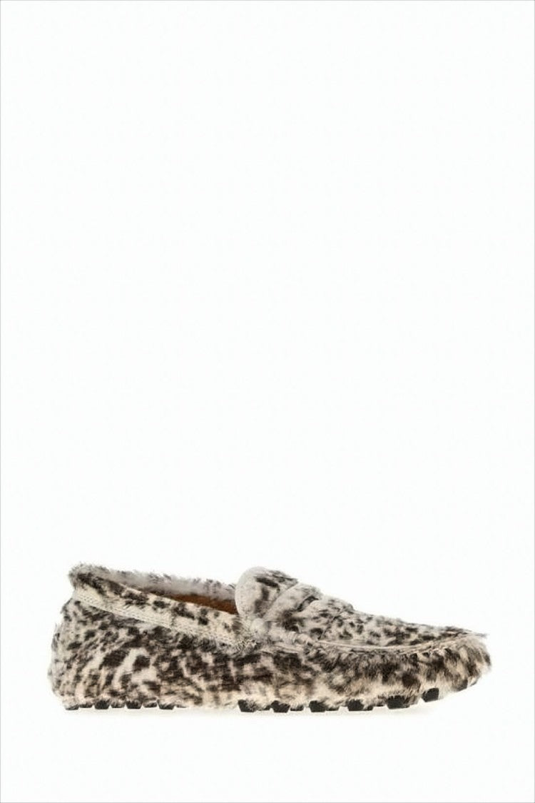 Animal-Print Loafers with Soft Finish