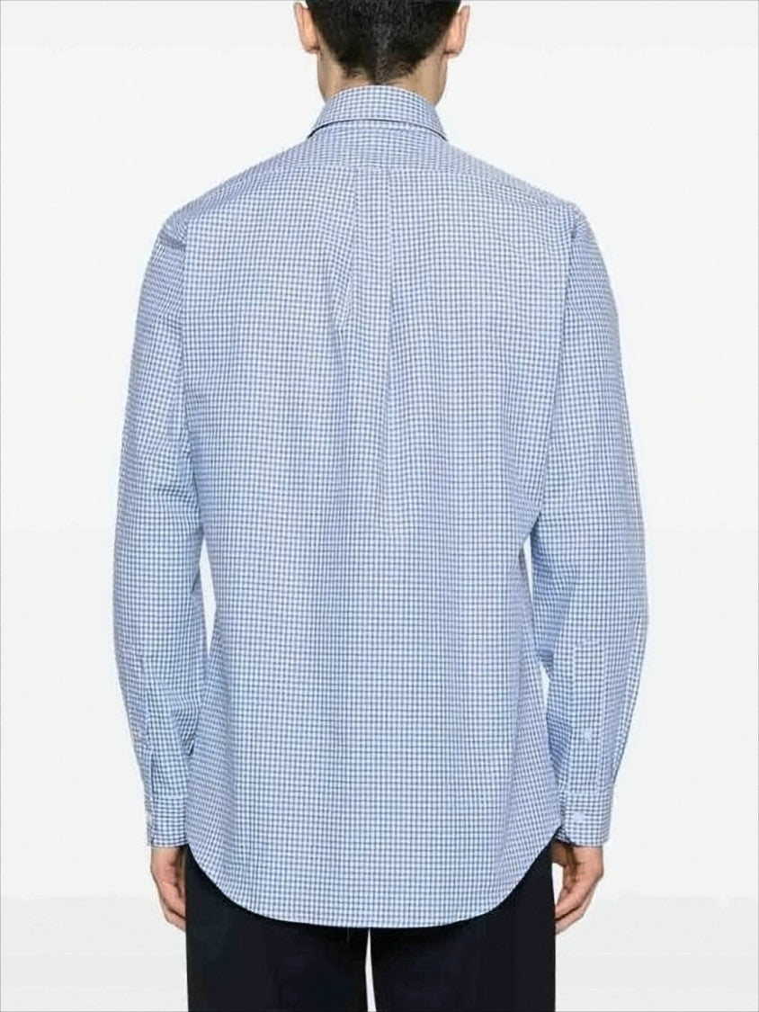 Classic Checkered Long-Sleeve Shirt With Tailored Fit