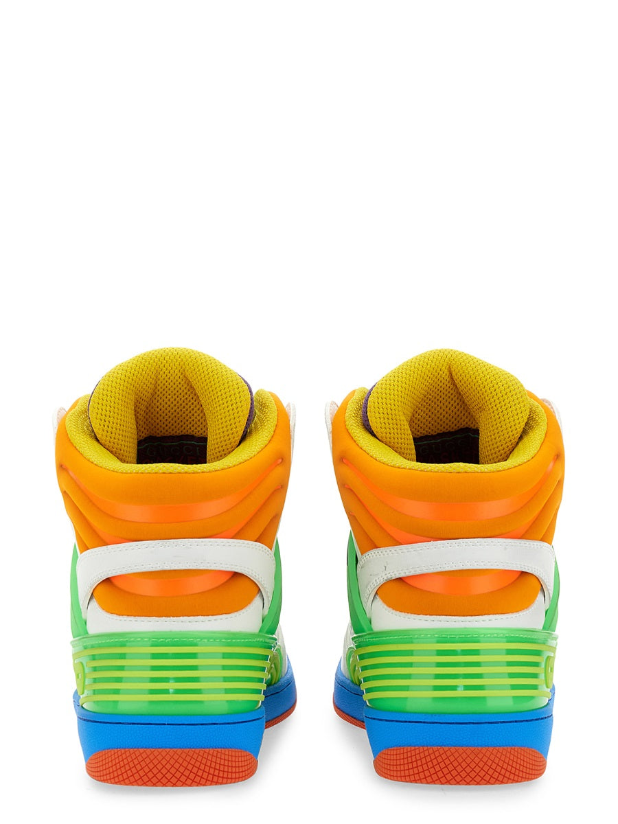 Low-Height Basketball Sneakers with 2.5 cm Rubber Sole