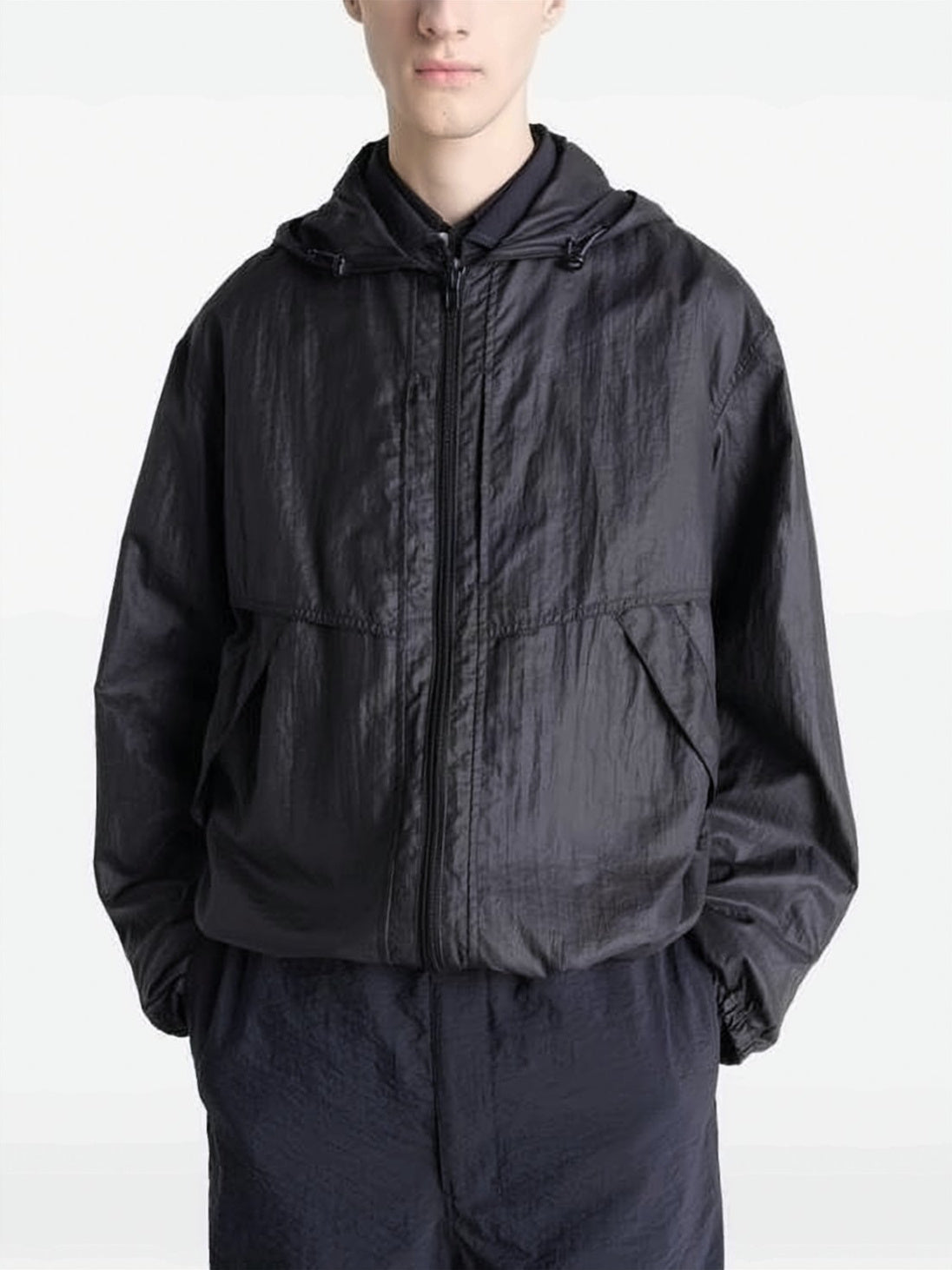 Lightweight Boxy Black Jacket