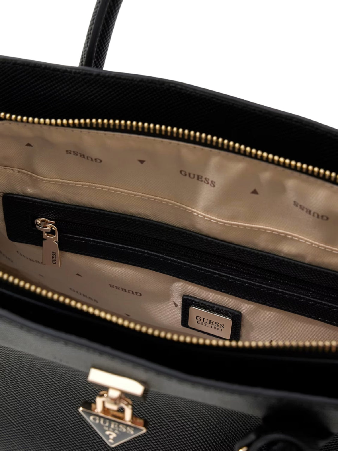 Structured White Handbag