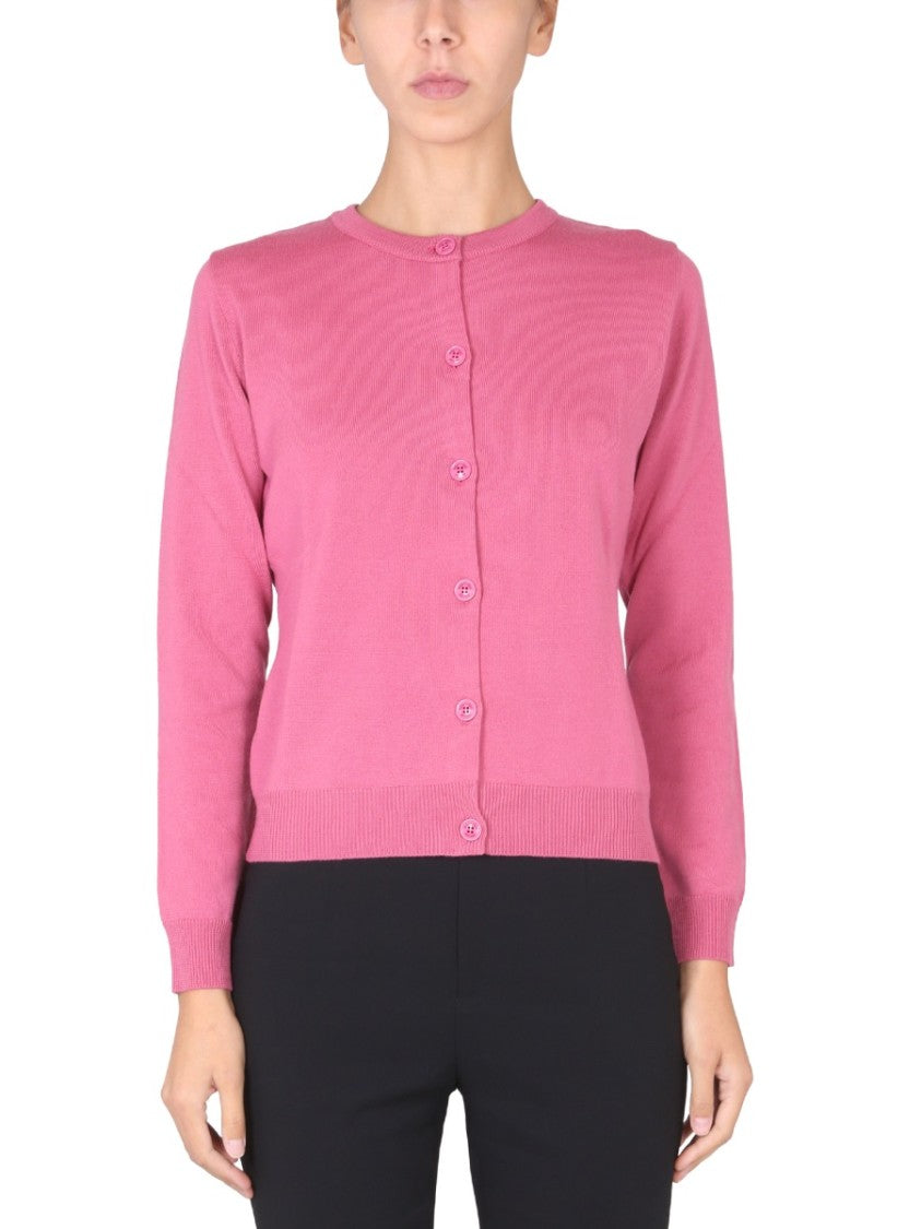 Finely Knit Virgin Wool Cardigan