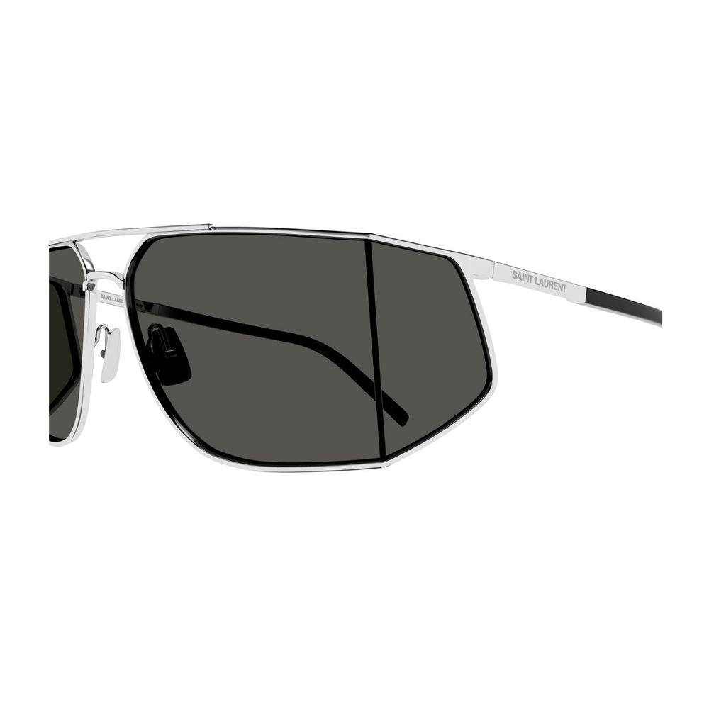 Sl 750 Linea Sl Logo Rectangular Shield Sunglasses
