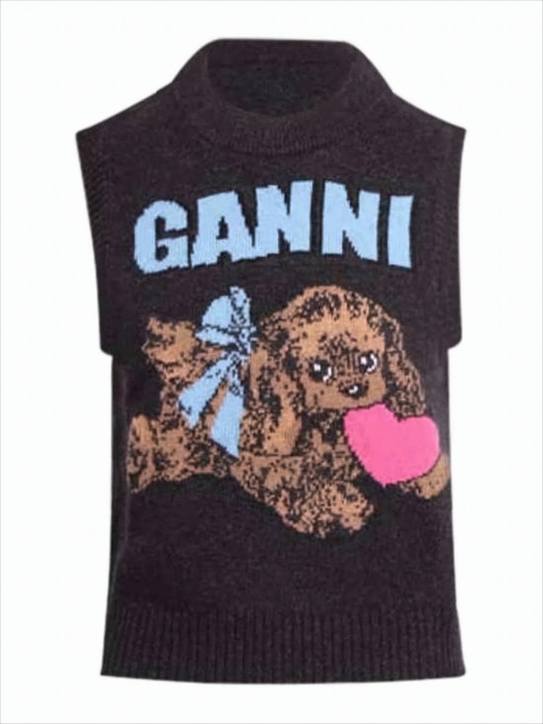 Sleeveless Knitted Sweater Vest