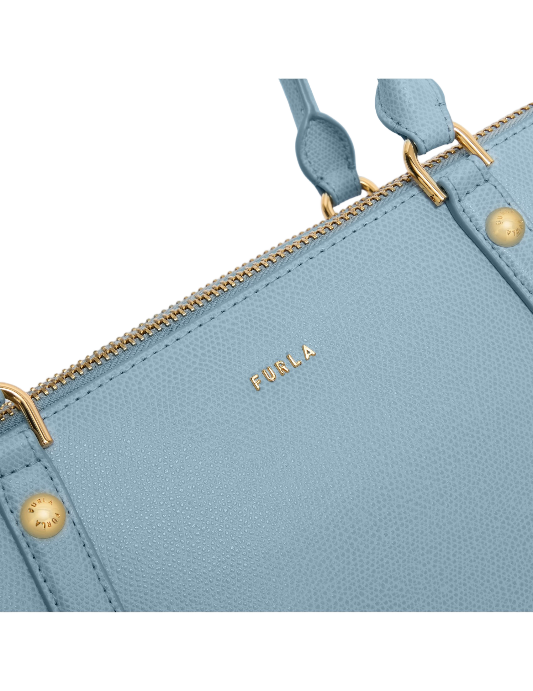 Giulia M Boston Leather Shoulder Bag, Midnight Blue