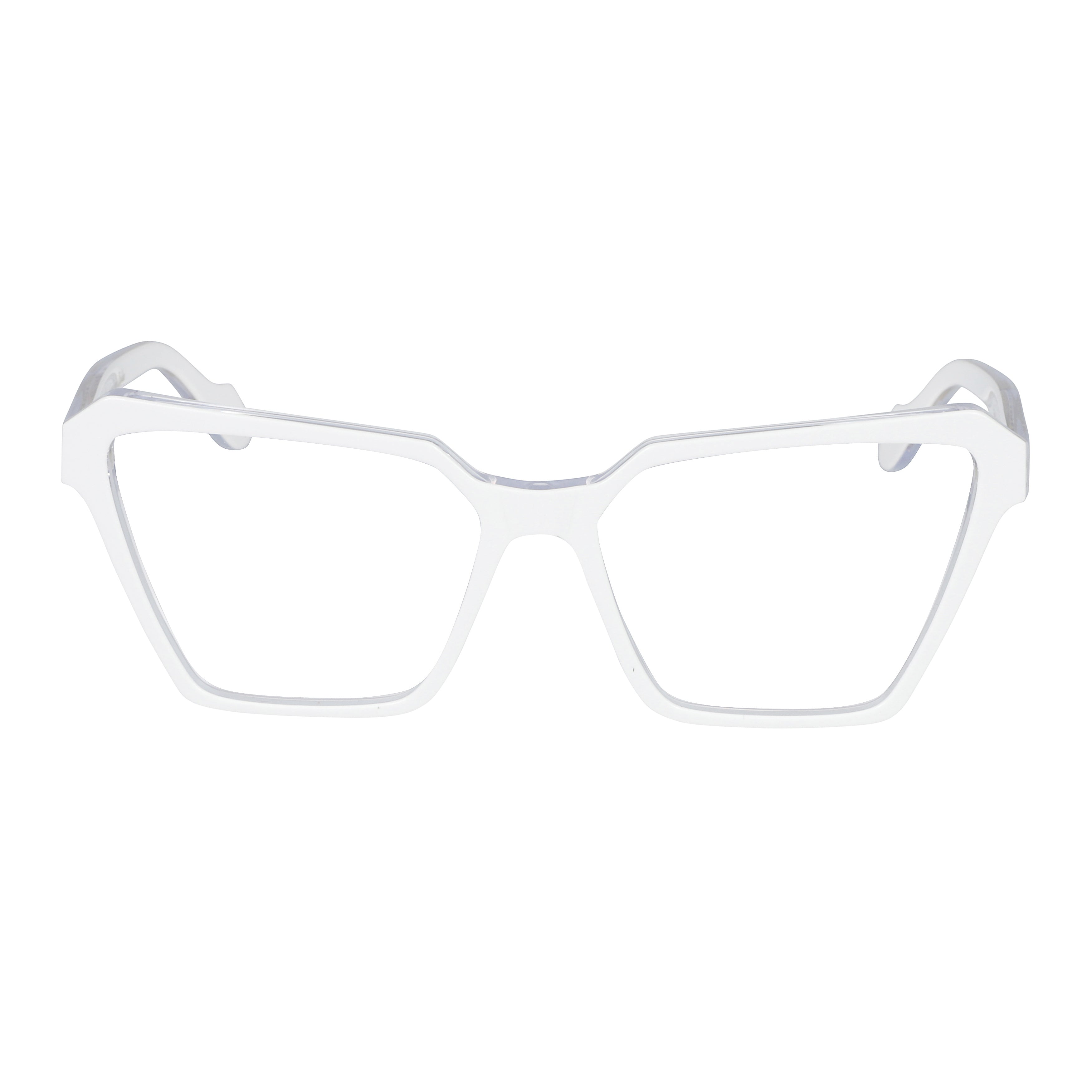 Vanessa Light Modern Geometric Eyewear with Translucent Finish