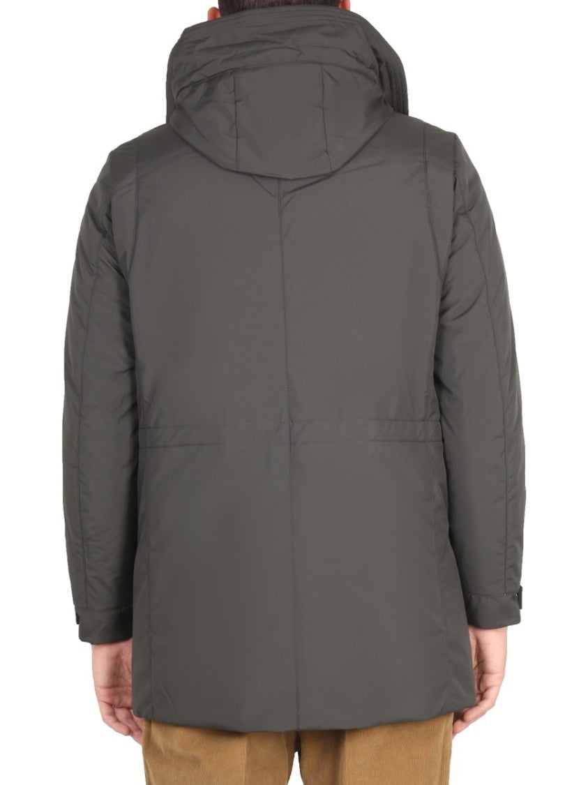 High Neck Hooded Jacket