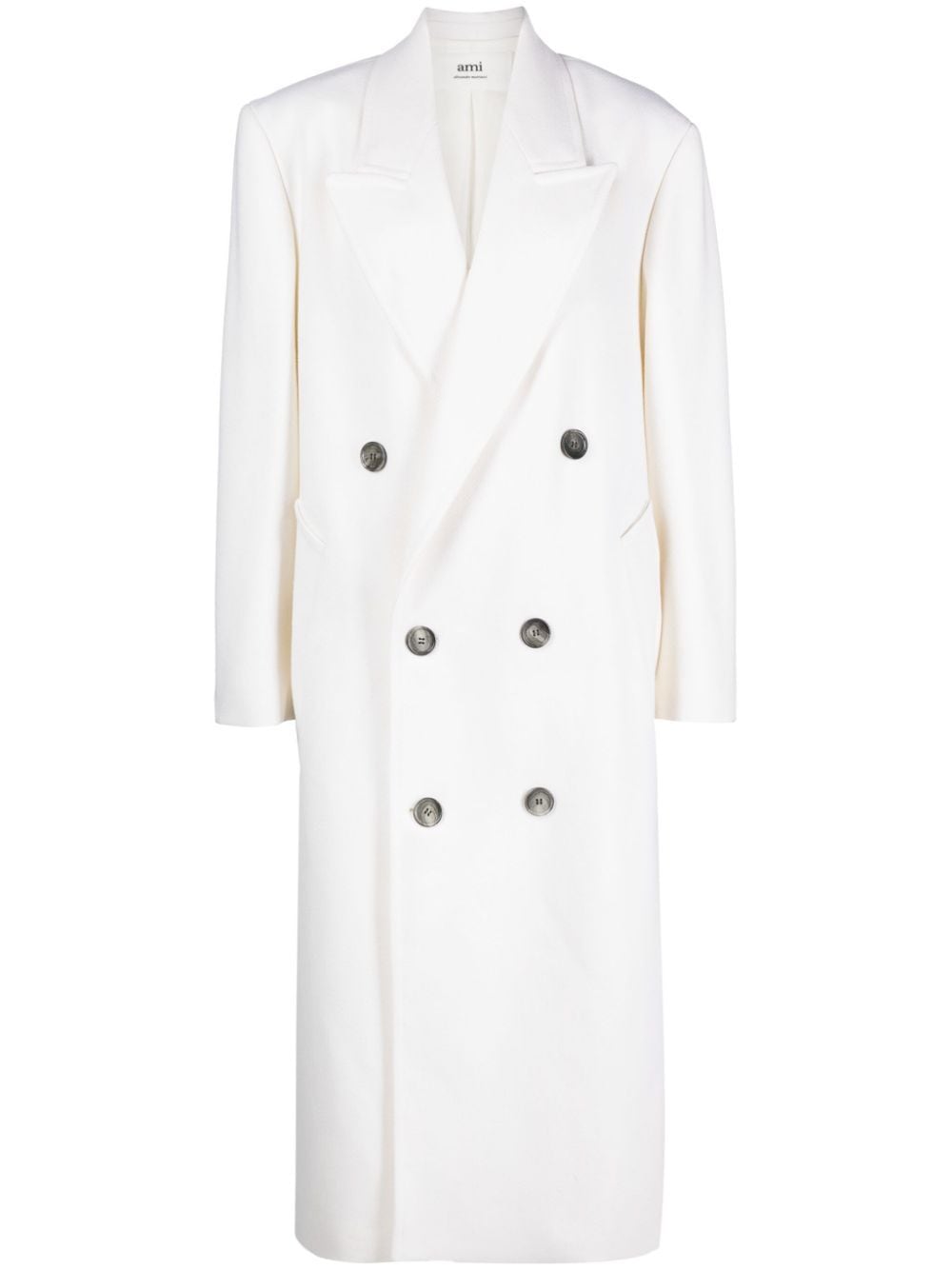 Double-Breasted Ankle-Length Coat