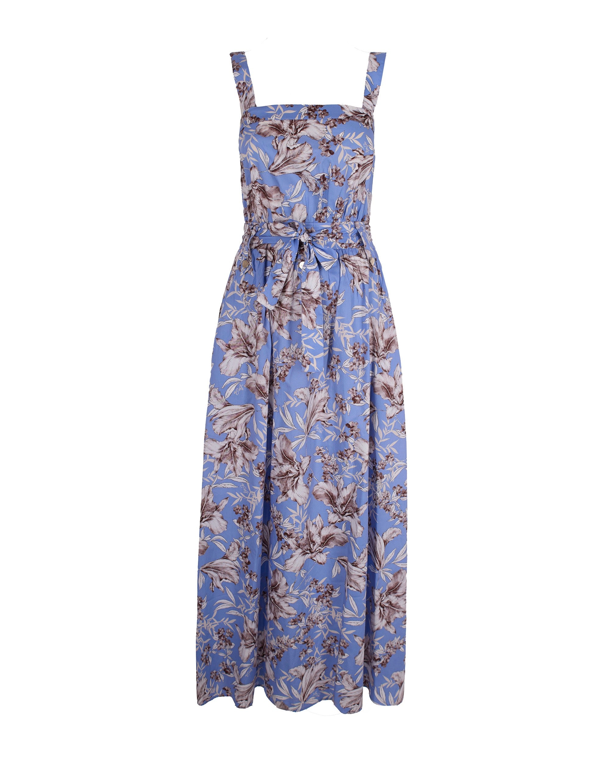 Indigo Floral Dress
