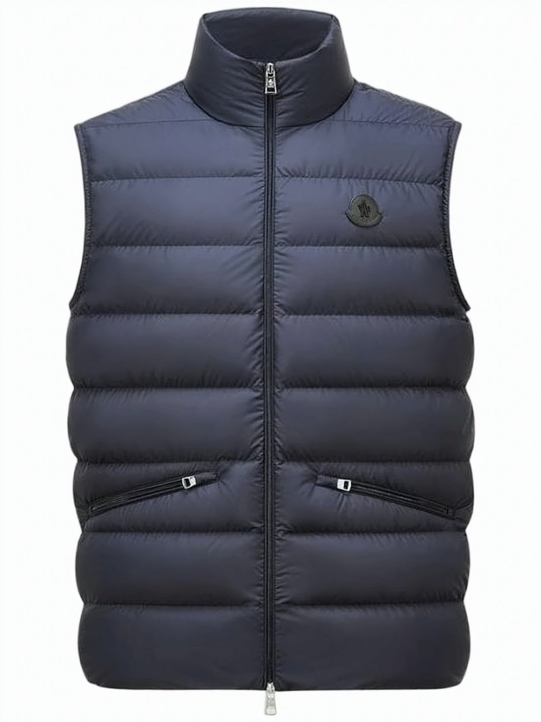 Quilted Insulated Vest with High Collar