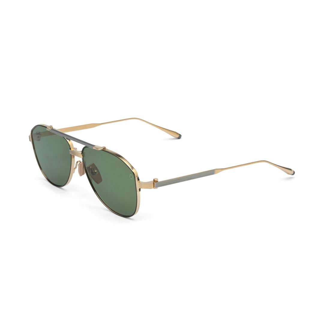 Helios Aviator-Style Sunglasses with Gradient Metal Frame