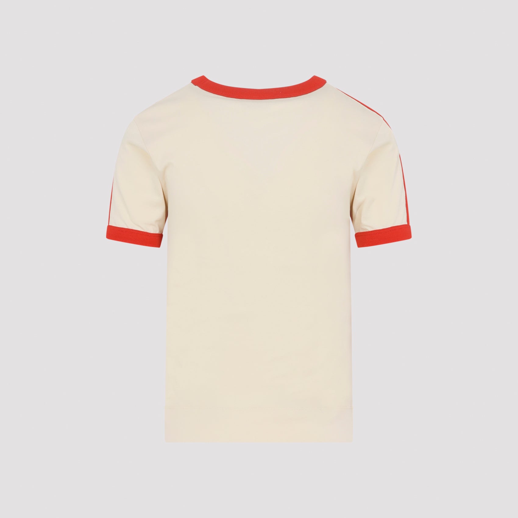 Short-Sleeved Cream Top