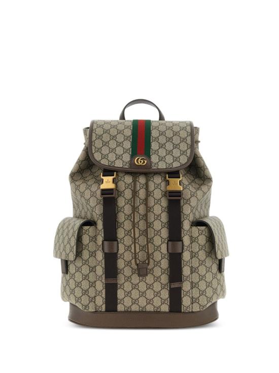Structured Monogram Canvas Backpack