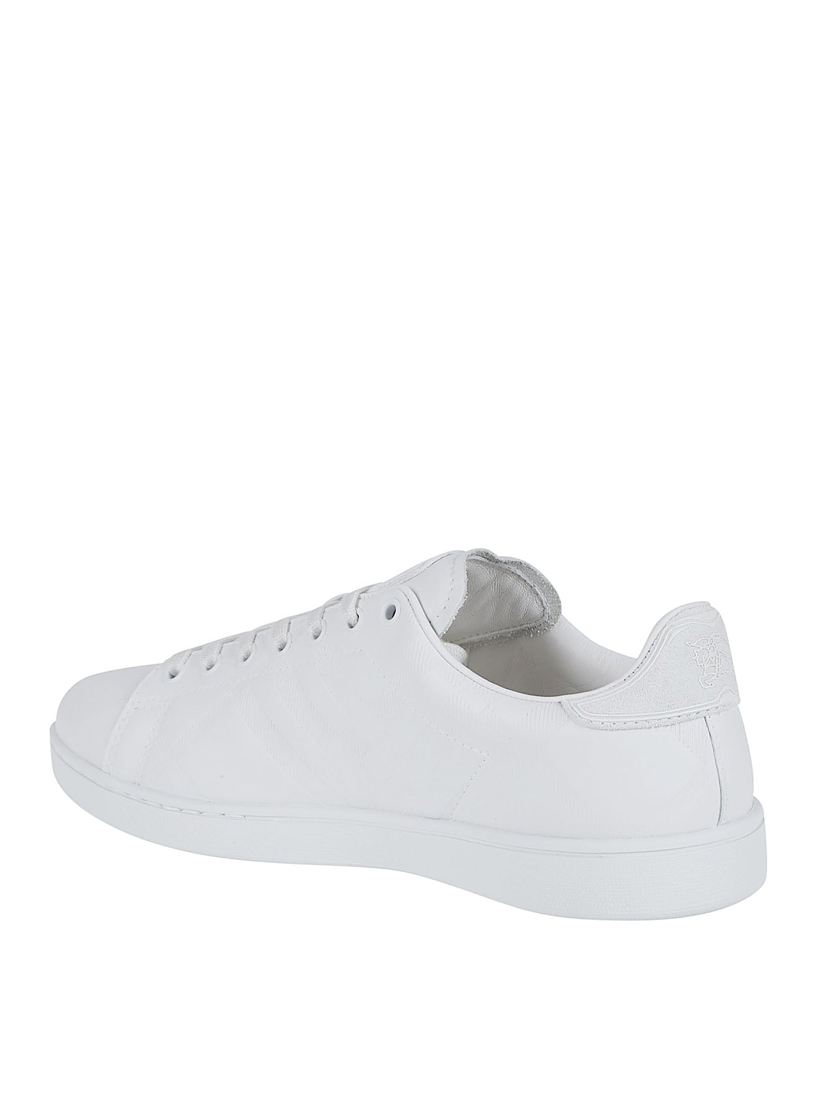 Refined White Leather Sneakers