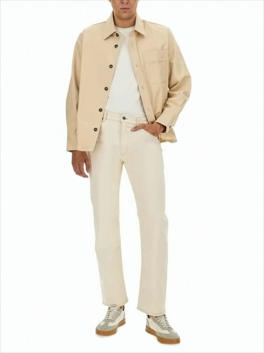 Boxy Fit Jacket with Classic Collar