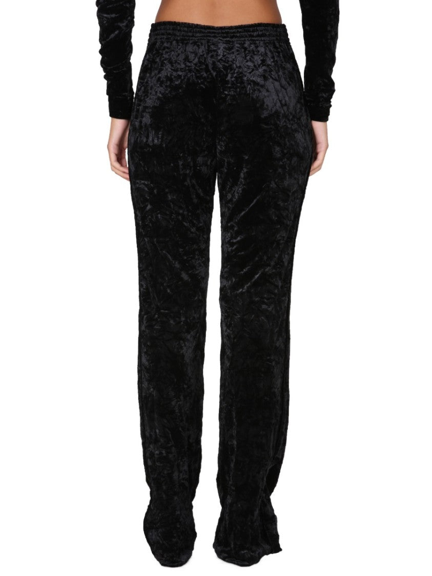 Relaxed Wide-Leg Pants With Elastic Waistband