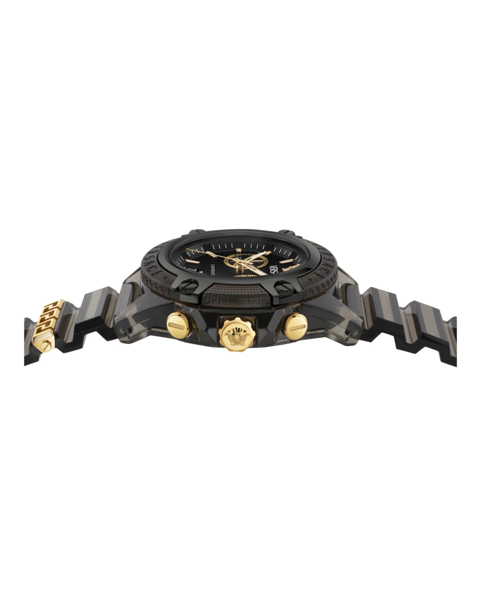 Icon Active Chronograph Watch with Transparent Case