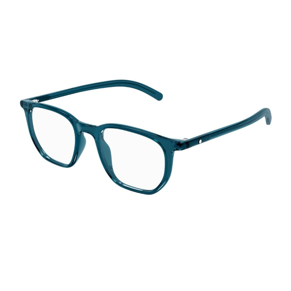 Mb0349O Linea Snowcap Square Frame Blue Acetate Optical Glasses