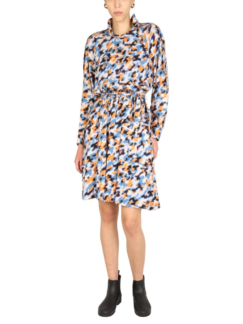 "Blurred Flowers" Dress