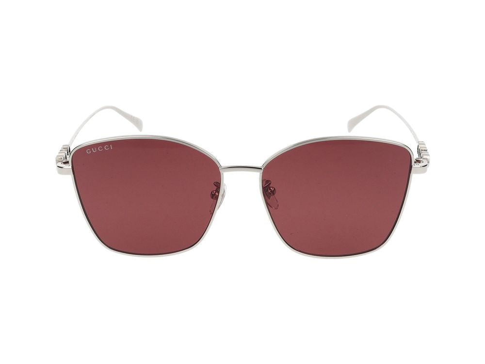 Sunglasses Gucci GG1805SA 004 silver silver red 60/15/145