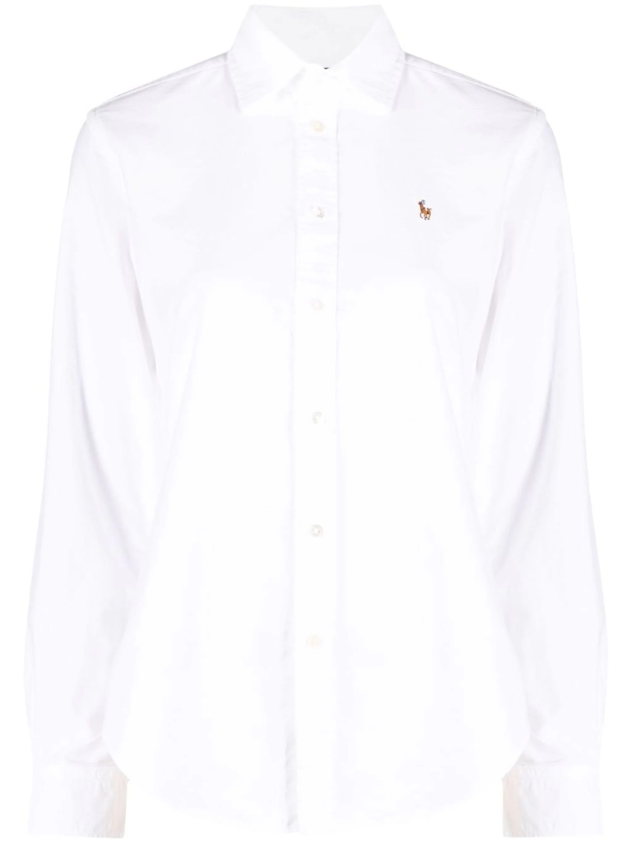 White Long Sleeve Tailored Fit Shirt