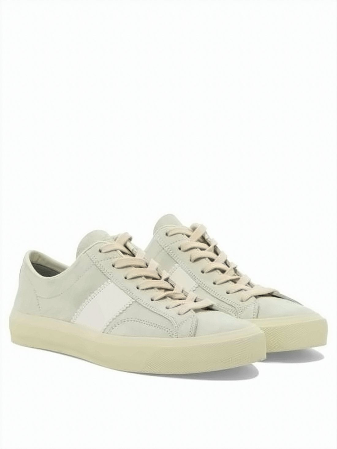 Minimalist Low-Top Suede Sneakers with Leather Accents