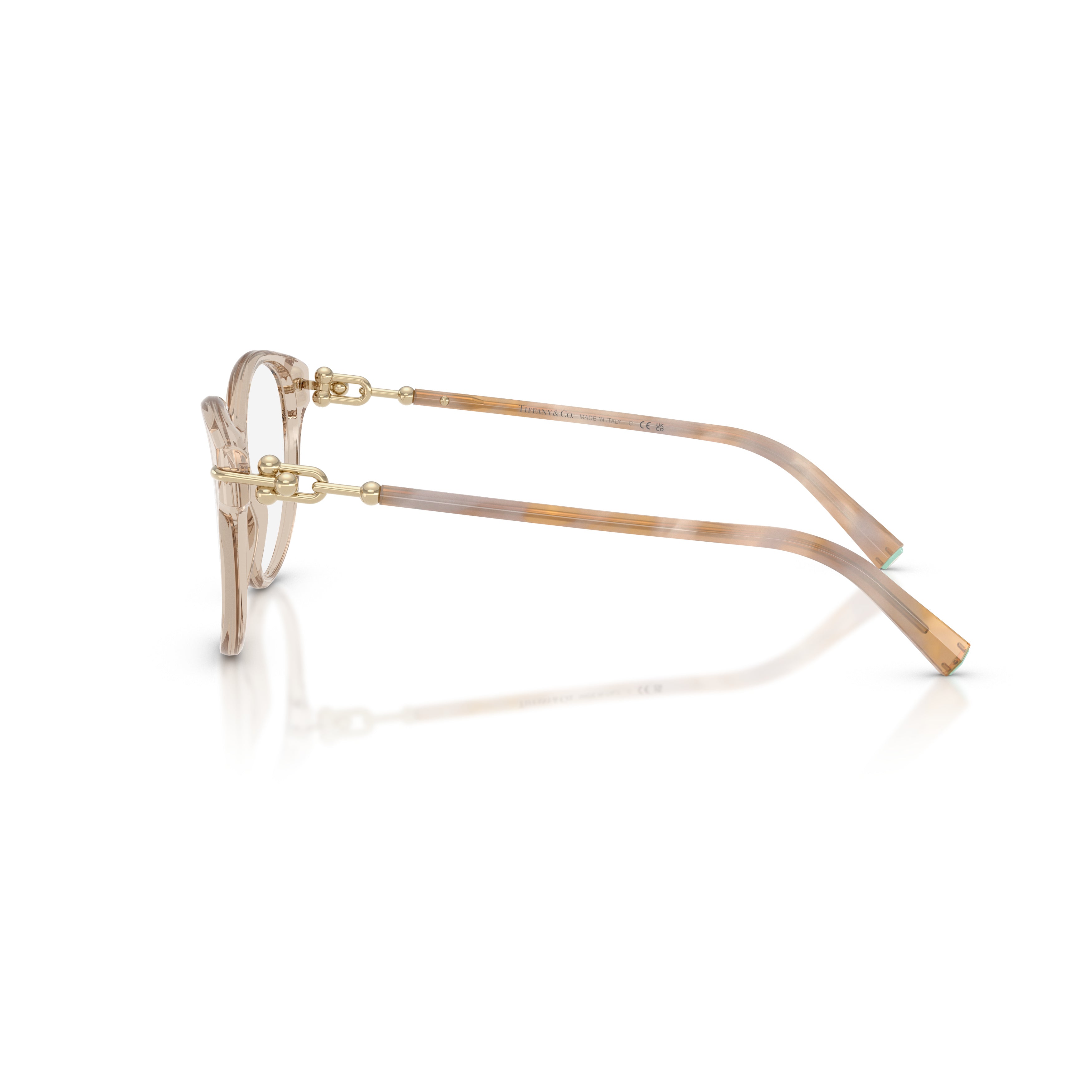 0tf2289 Rounded Translucent Acetate Eyeglasses