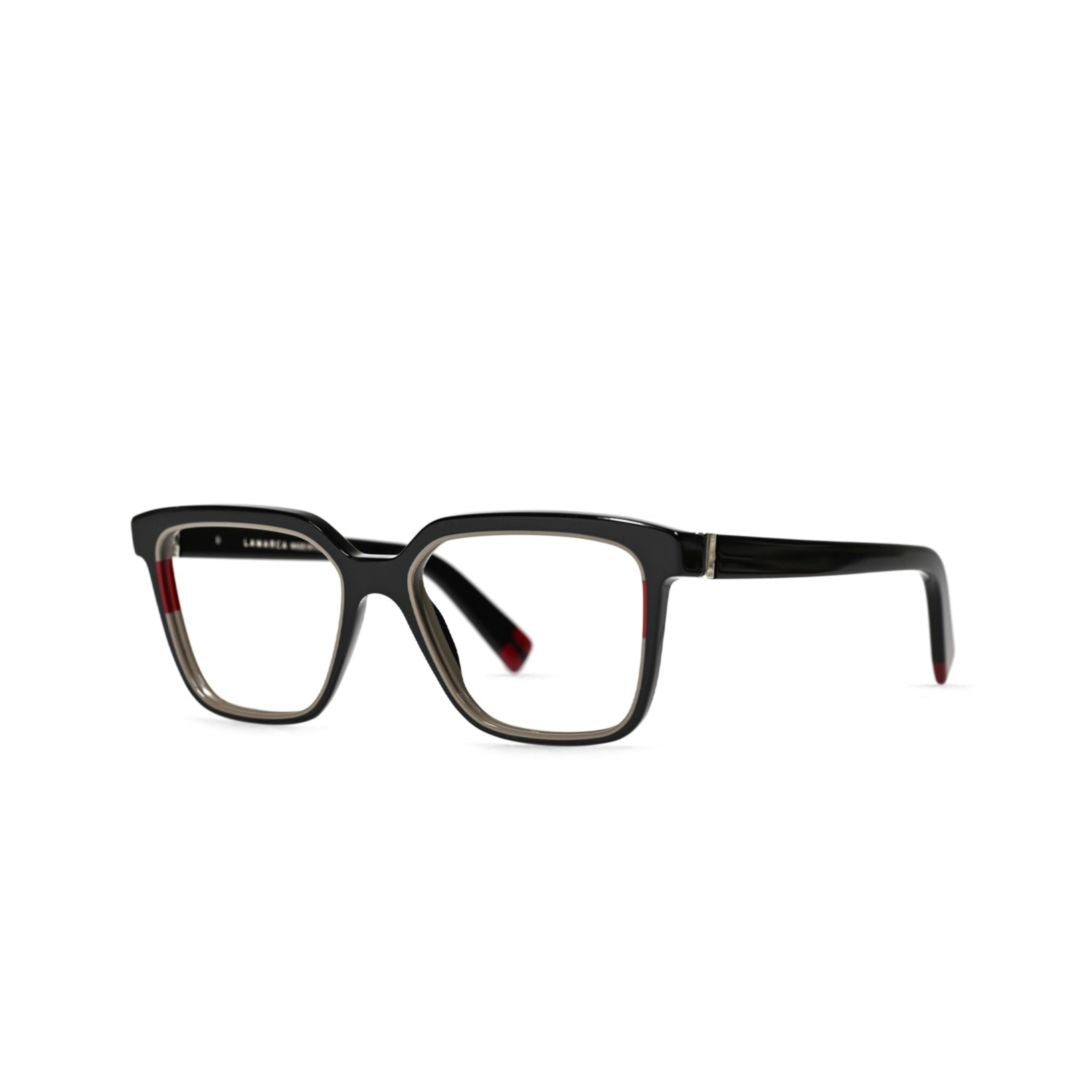 09718 Policromie 187 Bold Rectangular Frame Sunglasses with Layered Acetate Design