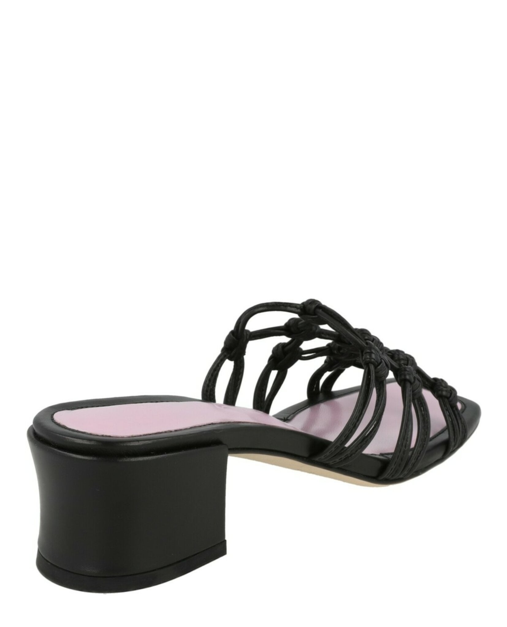 Marsha Knotted Leather Mule Sandals