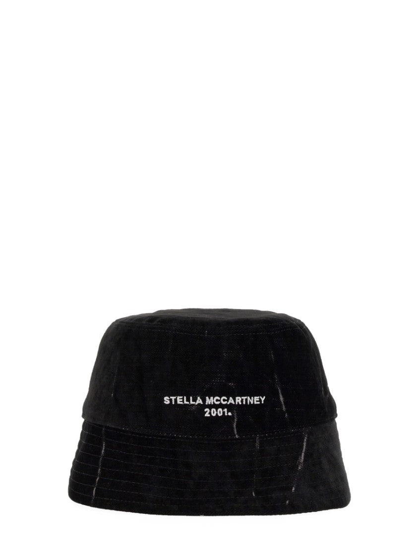 Subtle Textured Black Bucket Hat