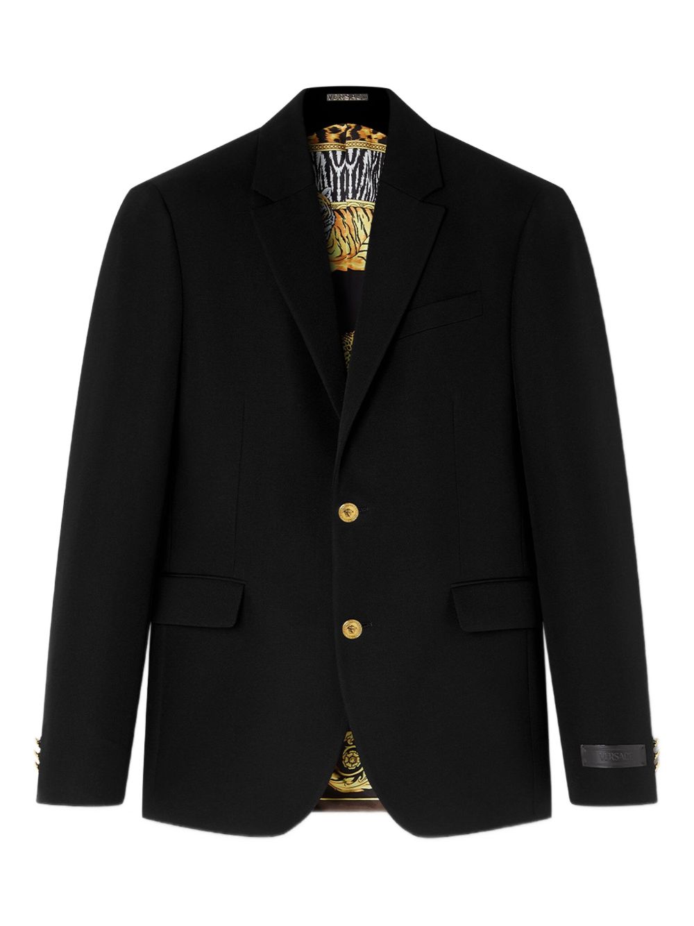 Tailored Black Wool Jacket