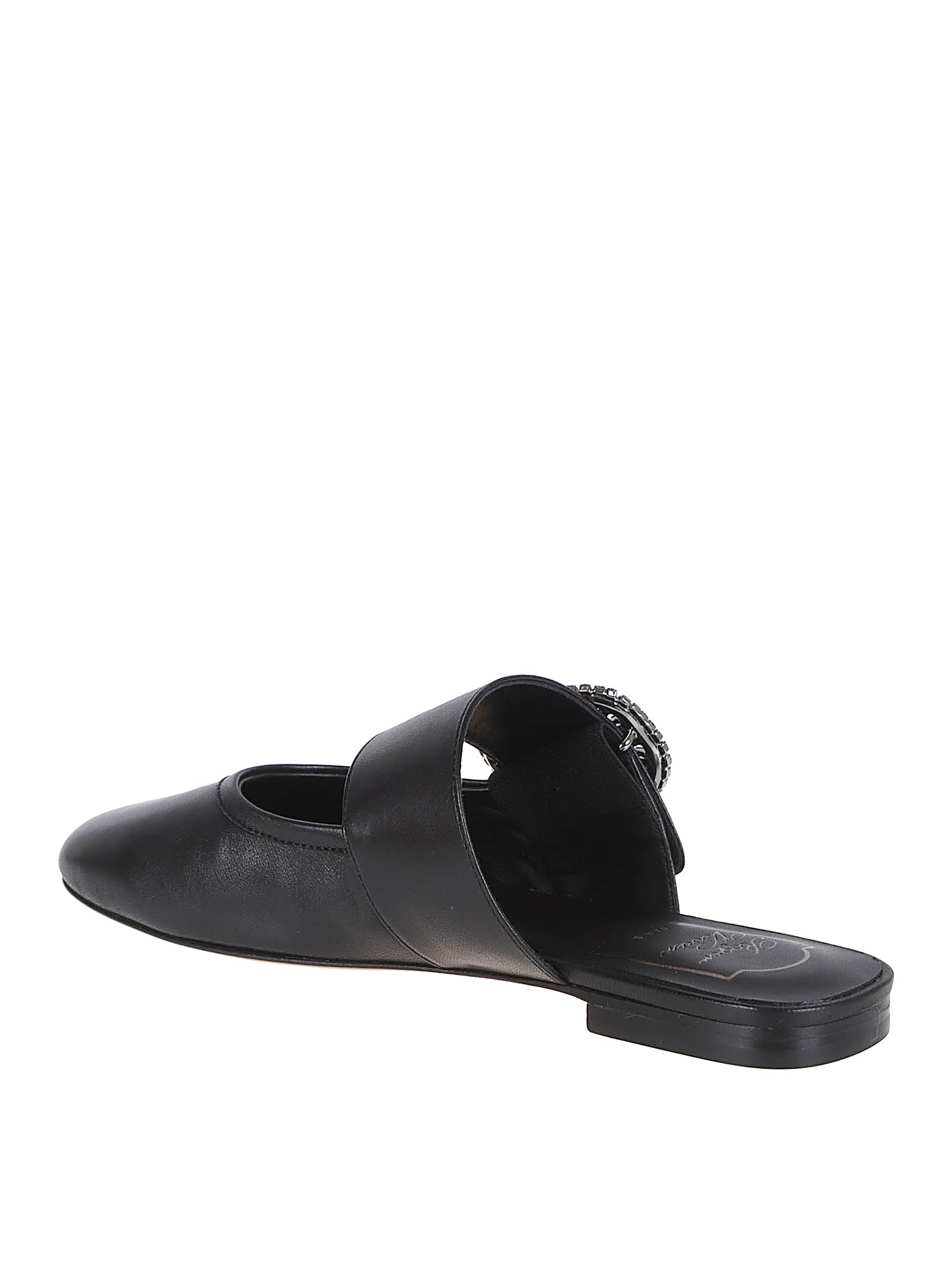 Pointed Toe Slip-On Sandals