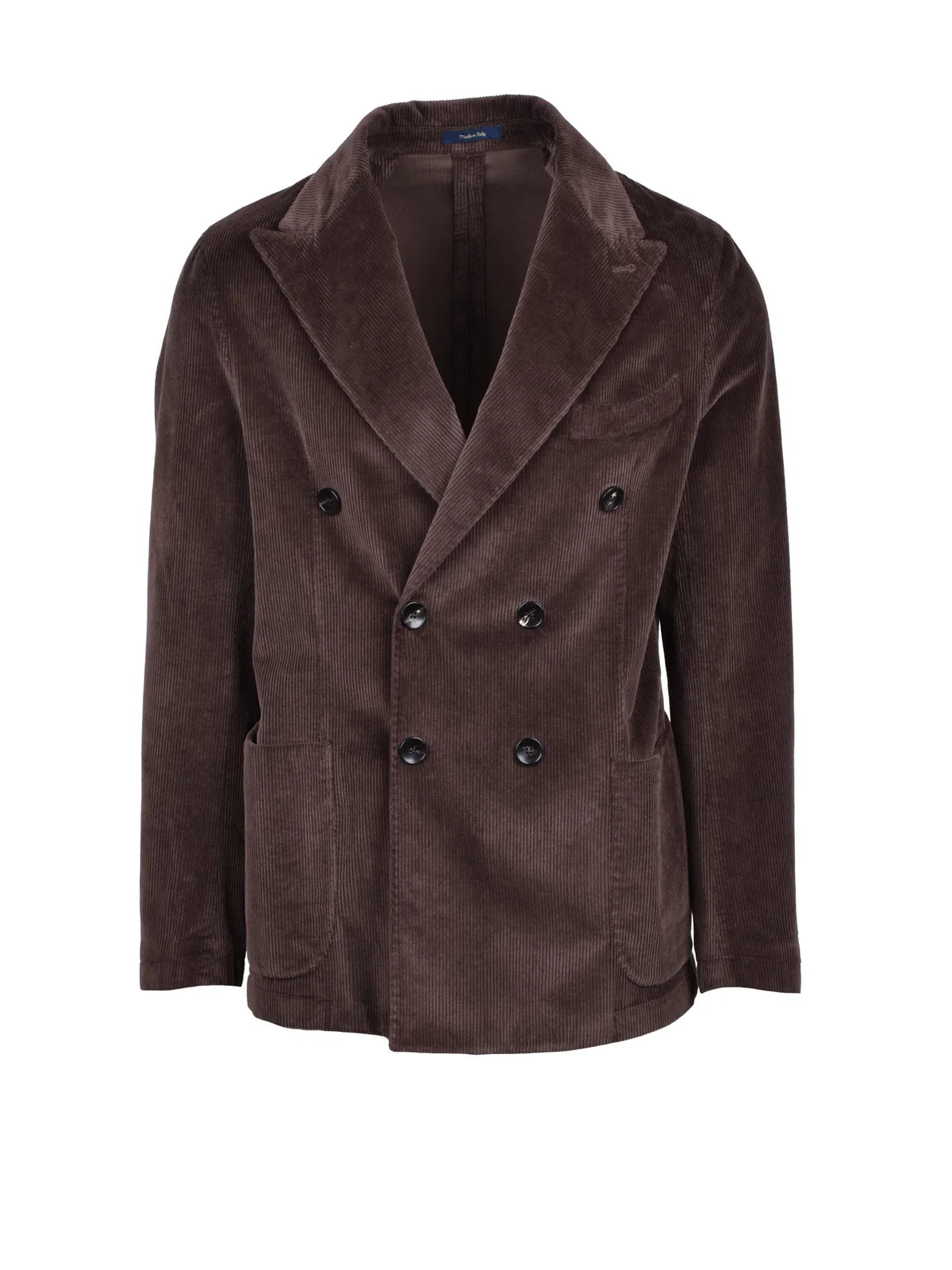 Brown Velvet Cotton Lyocell Jacket