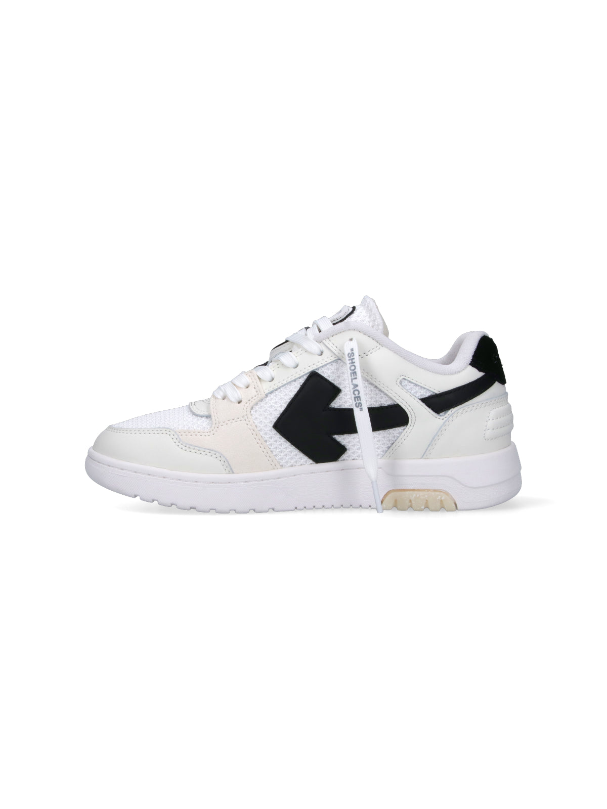 Minimalist White Sneakers With Textural Details