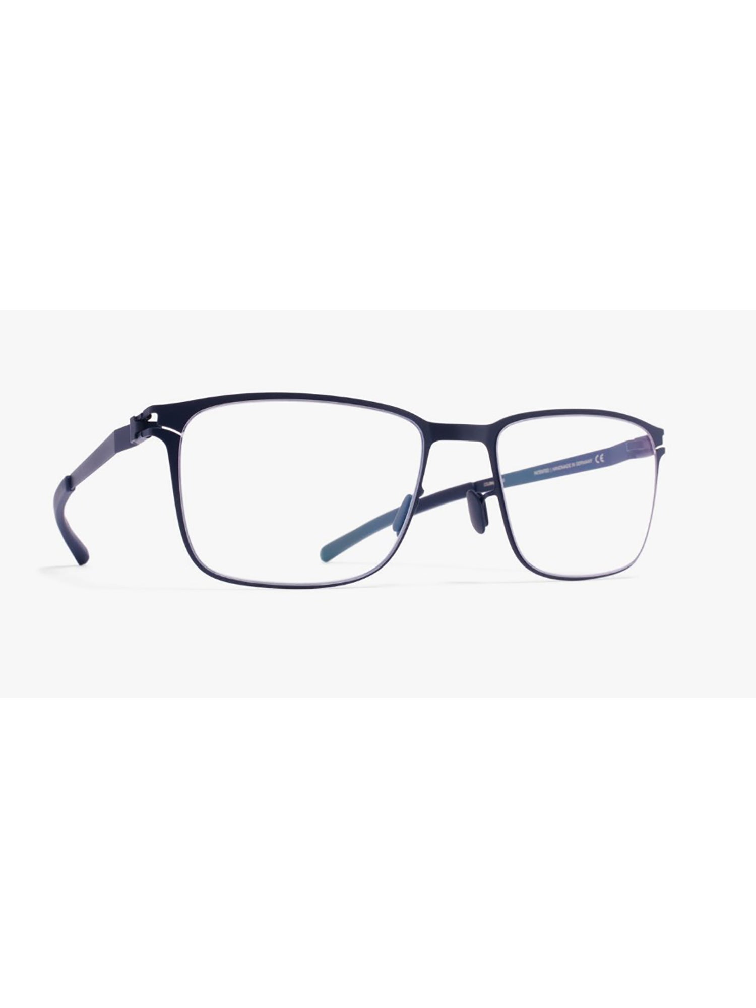 Rectangular Matte Blue Optical Frames