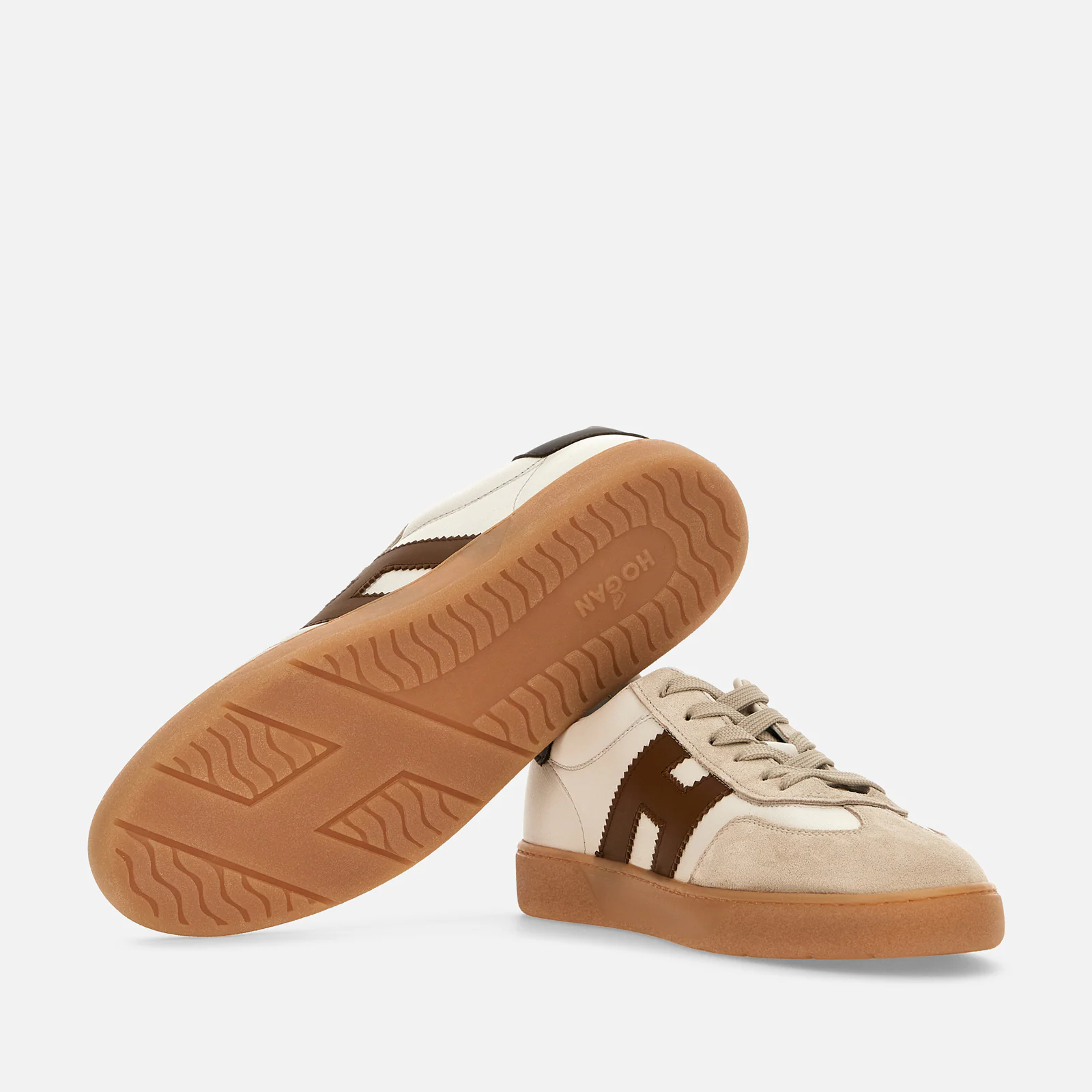 Cool H Sneakers With Elegant Ivory