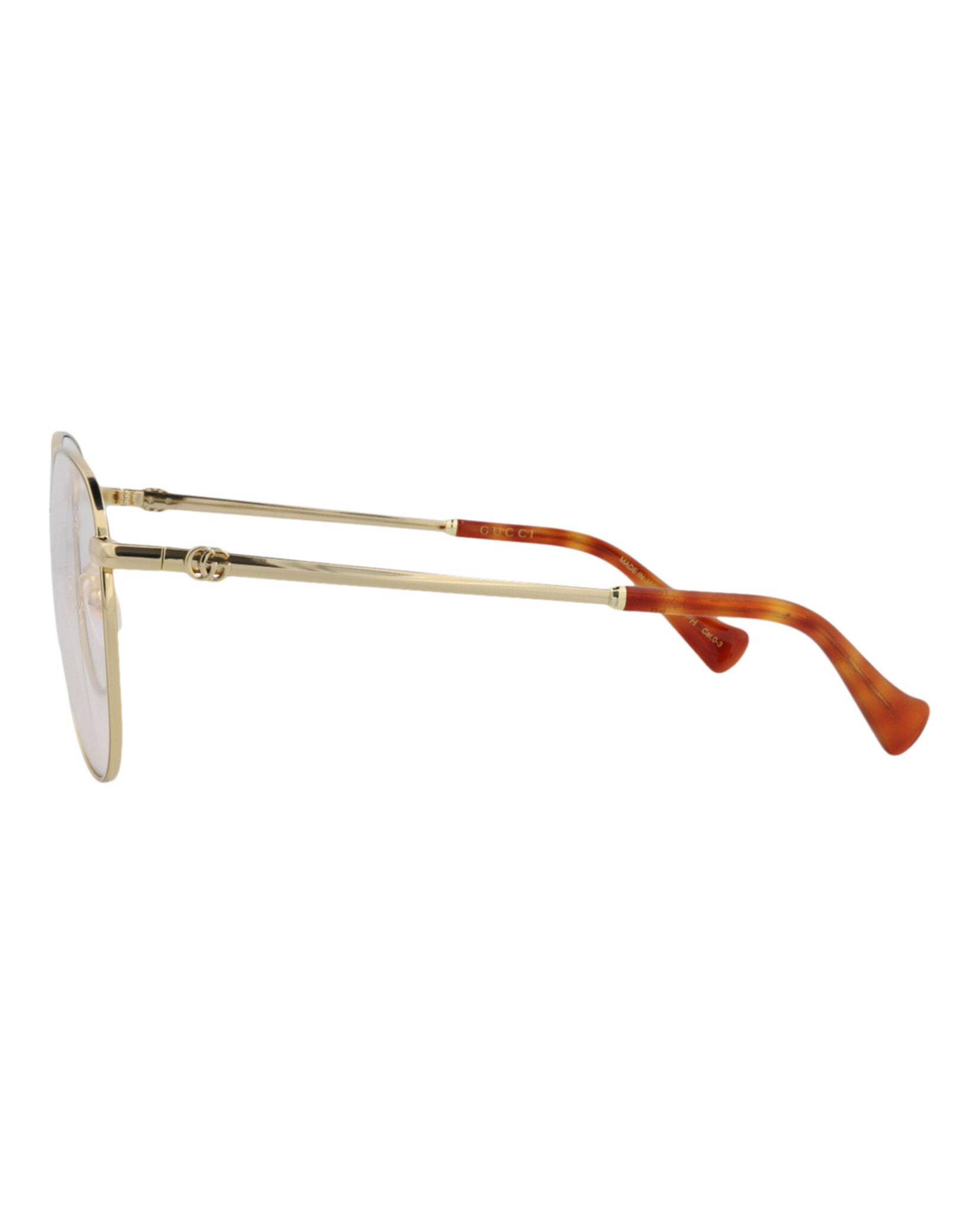 Aviator-Frame Metal Sunglasses
