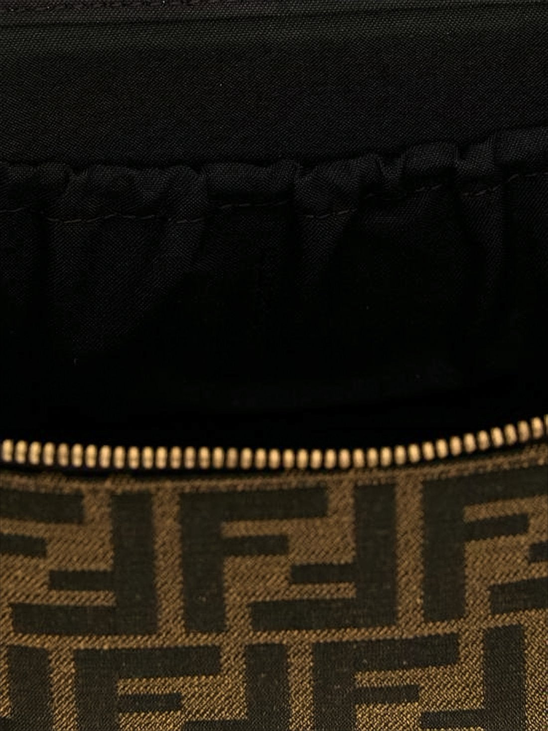 Compact Jacquard Monogram Shoulder Bag