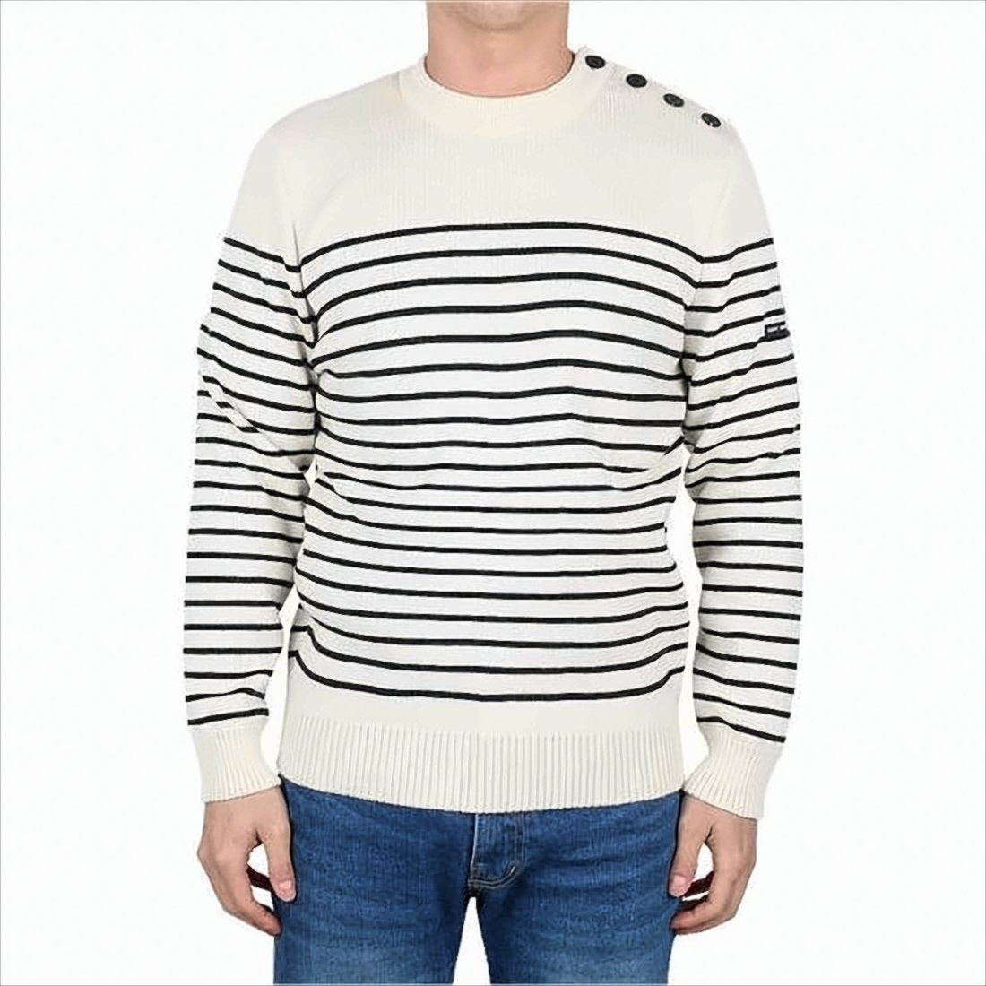Horizontal Stripe Knit Sweater