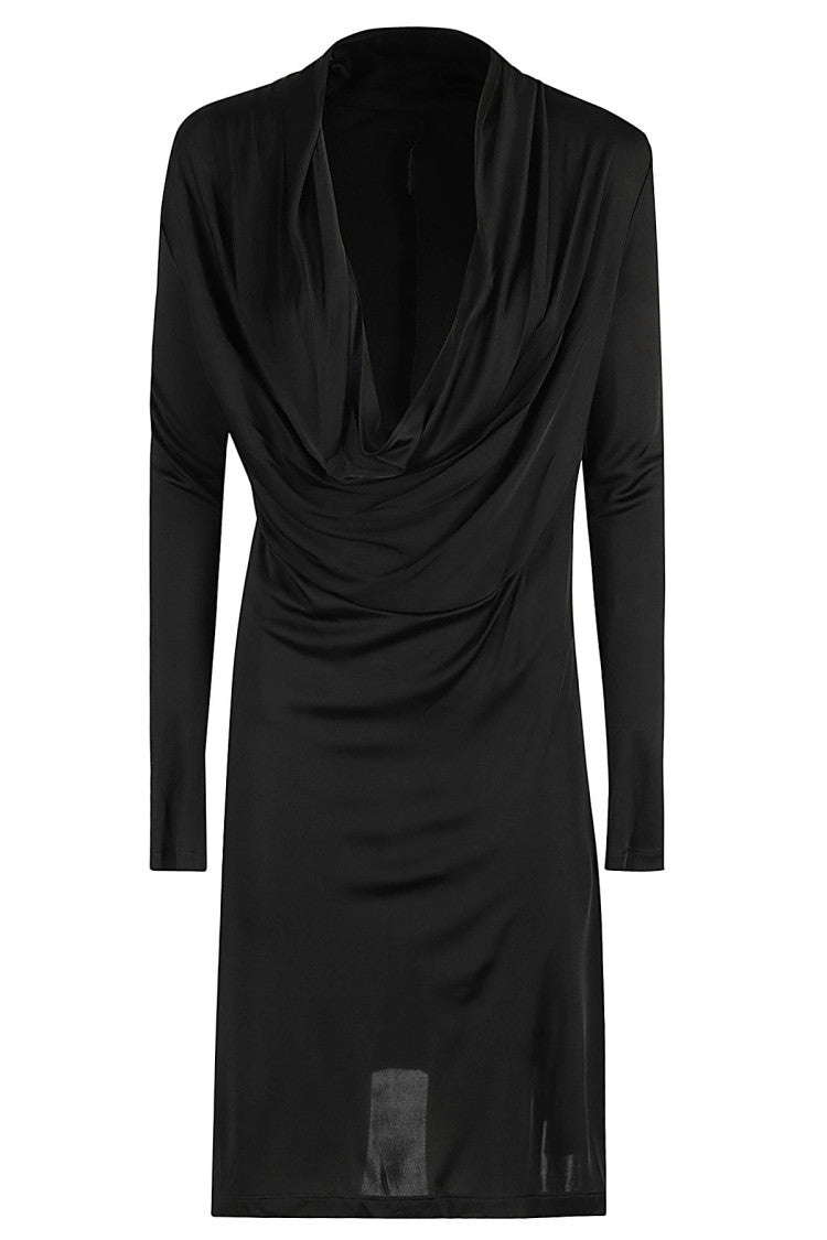 Cowl Neck Mini Dress