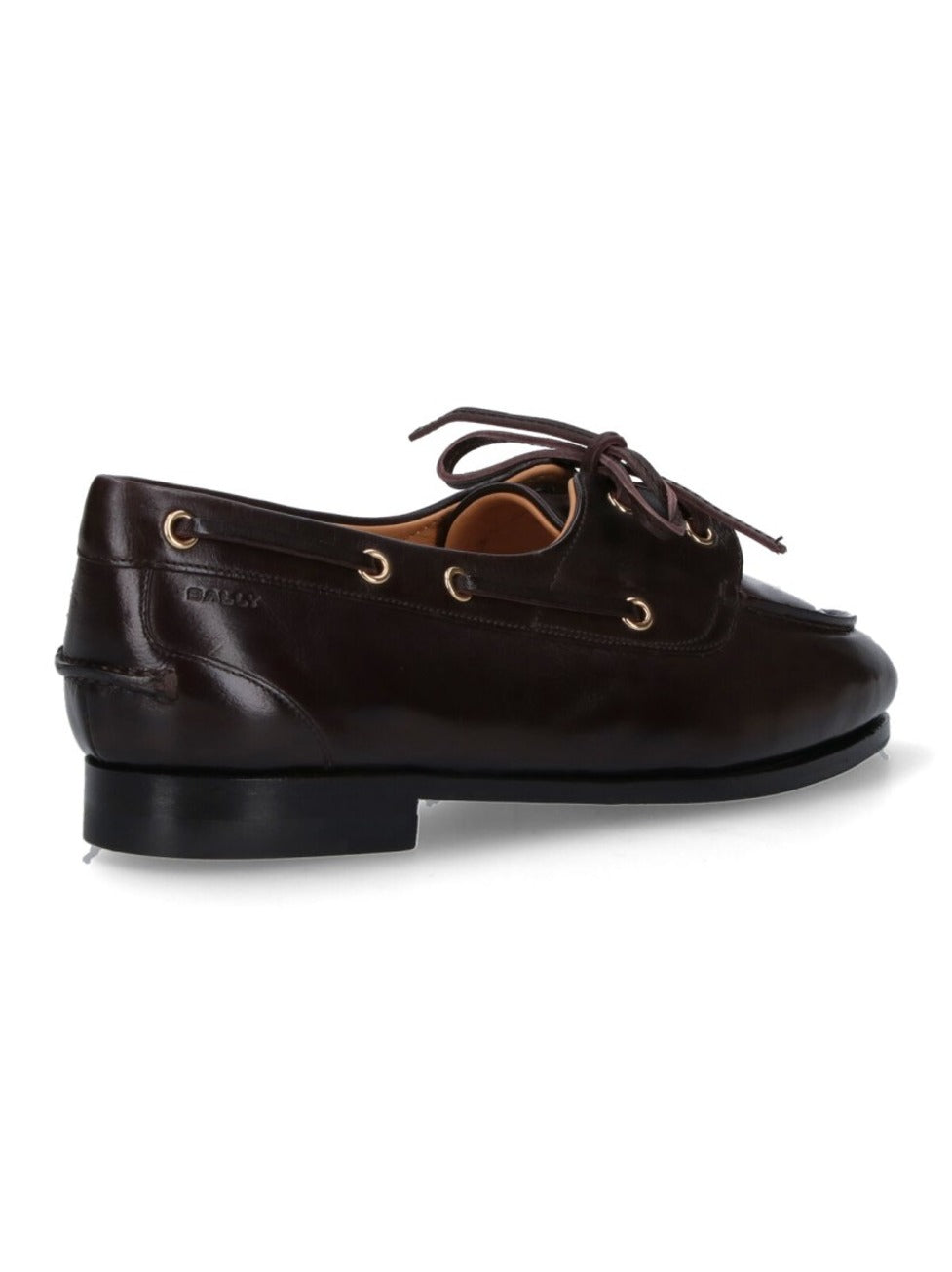 Dark Buffalo Leather Slip-On Loafers