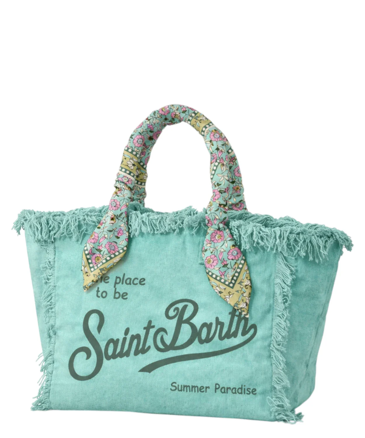 Spacious Textured Tote Bag with Fringed Edges