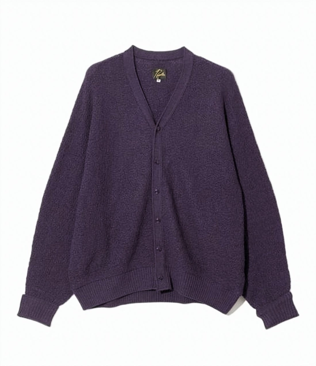 Deep V-Neck Wool Cardigan